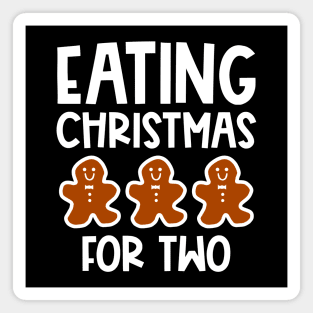 Eating Christmas Cookies For Two Magnet